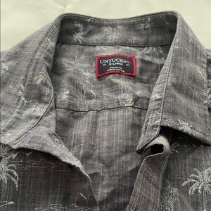 UNTUCKit Charcoal Men's Casual Shirt